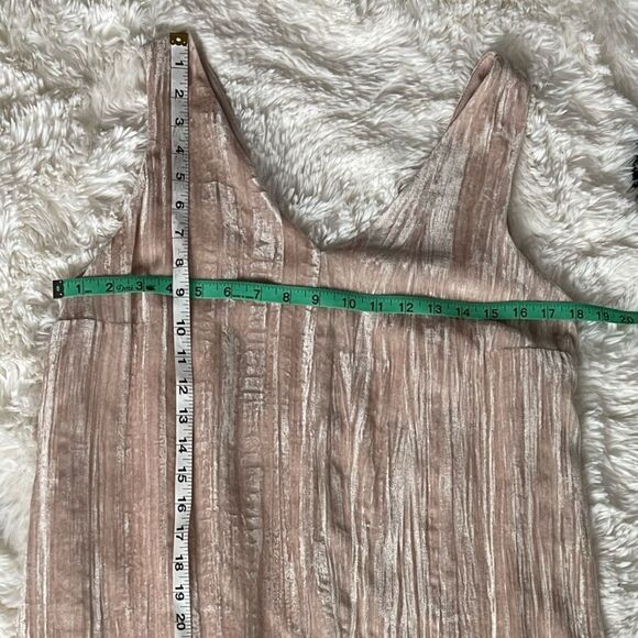 Loft NWT sleeveless v neck crushed velvet swing dress size 8 - Picture 7 of 13